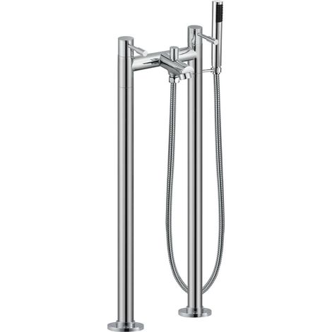 Remy Freestanding Bath Shower Mixer Tap Chrome (1/5)