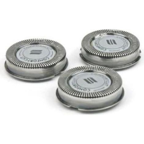 3 PièCes Rasoir Rasoir Lame de Rechange TêTes de Rasoir pour Philips S1000 S1020 S1050 S1070 S526 S740 Coupe-TêTe de Rasage (1/4)