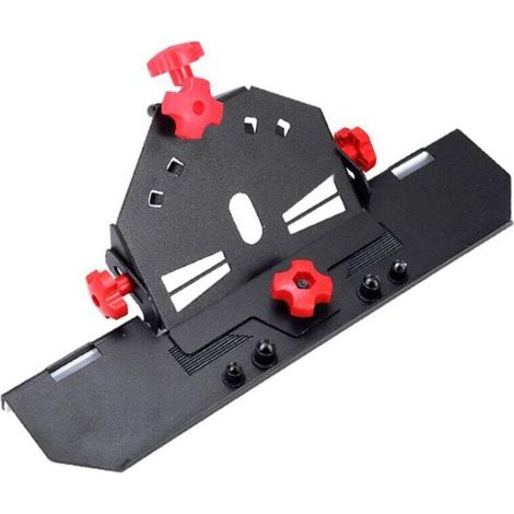 Support de chanfrein à 45 °, Installation de vis, support de meuleuse d'angle, Guide de coupe de carreaux de céramique multifonctionnel, outil utilitaire de chanfrein (1/4)