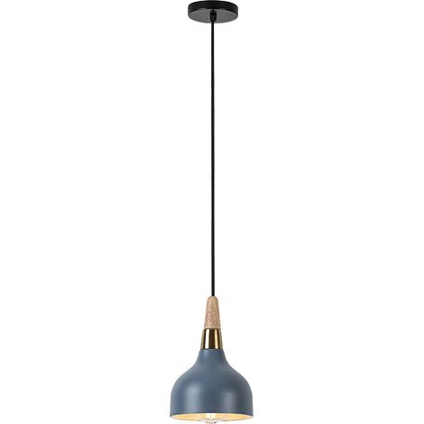 Lampada a sospensione Drusilla grigia legno E27 Rabalux (1/5)