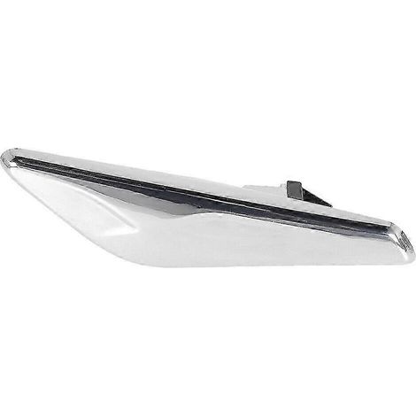 Pour BMW X3 X4 F25 F26 2013-2017 - Garniture d'aile avant droite chromée avec clignotant (1/4)