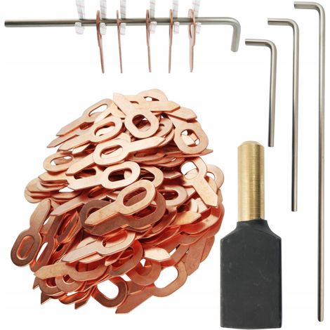 Kit de soudage par points, baguettes, forets droits, électrodes. (1/5)