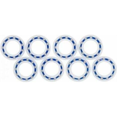 Lot de 8 roulements à Billes adaptables pour Roue de Polaris 280 180 Robot Nettoyeur de Piscine C60 C-60,Dolaso.. (1/4)