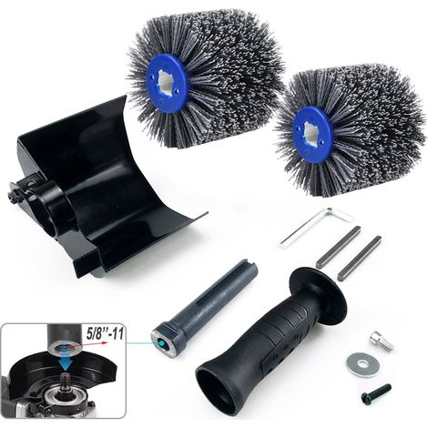 Filetage standard américain (double roue) Meule multifonctionnelle pour meuleuse d'angle, accessoires de meulage, accessoires pour polisseuse, disque à tréfiler pour polisseuse M10 M14 (1/5)