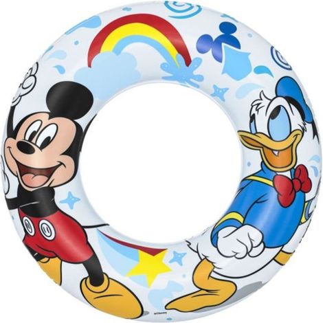 TRADE SHOP - Salvagente Topolino Mickey Mouse Paperino 56 Cm Per Mare Piscina Bambini 91004 - (1/5)