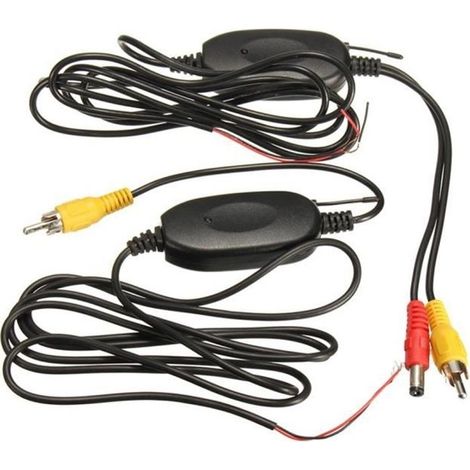 2.4G Transmetteur et récepteur vidéo couleur sans fil 1.5M pour moniteur arrière de véhicule de caméra de recul de vue arrière de (1/2)