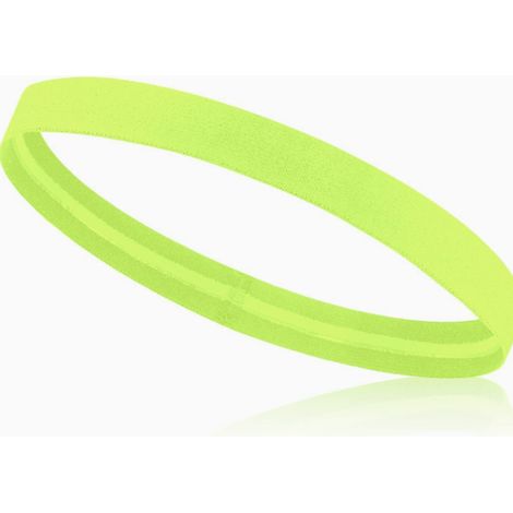 Bandeau de sport élastique respirant et extensible en silicone, cyan et jaune. (1/5)