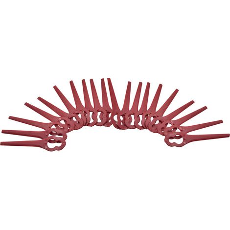 20 Lames, Plastique résistant, Coupe-bordure, Compatible WERKA PRO 10685, Jardinage (1/4)