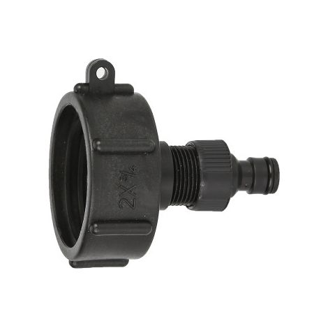 S60 IBC thread adapter  Standard interface adapter  Fits 2" x 3/4" IBC tanks  1 piece--DTEKGAZ