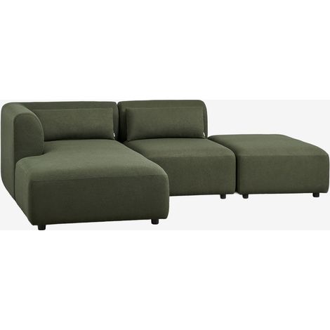 SKLUM Modulares Ecksofa mit linker Chaiselongue, 2-teilig, mit Hocker Fogler (1/5)