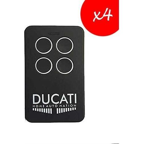DUCATI KIT X4 6208 ROLL télécommande 4 canaux 433 MHz 6208 Roll