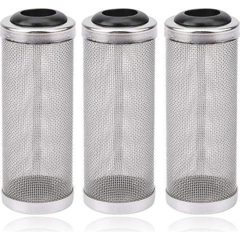 3 protectores de filtro para acuario, protector de malla para filtro de acuario, filtro de entrada para peces y camarones, evita que los peces sean succionados por el filtro, 16 mm (1/5)