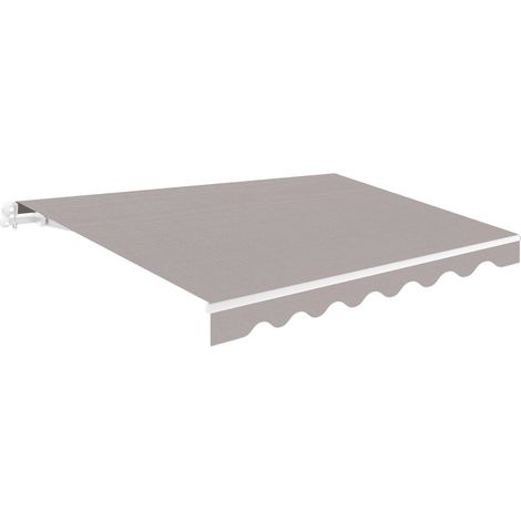 Lona de recambio para toldo Wasabi 3 x 2,5 m Gris poliéster