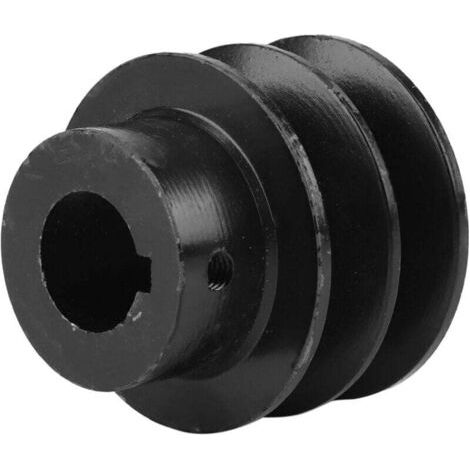 Poulie à Courroie en V AléSage Double Rainure pour Moteurs 168F 170F GX110 GX120 GX160 GX200 7HP ATV Go Kart (1/5)