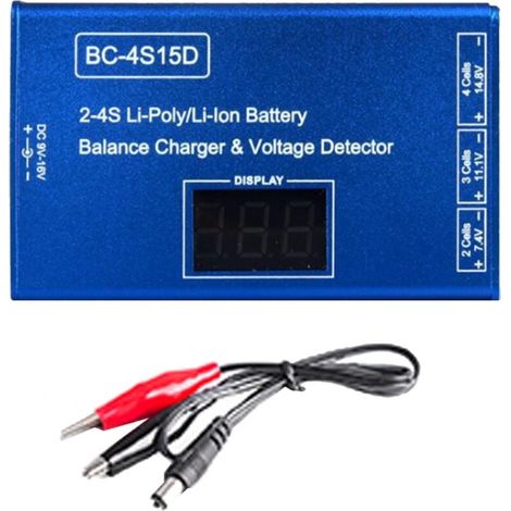 Chargeur Équilibreur Batterie Lipo Li Ion Détecteur Tension Affichage Numérique LCD RC (1/4)