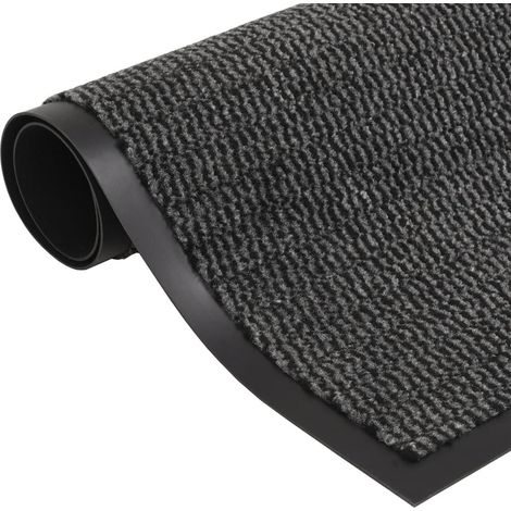 Paillasson,Tapis d'entrées rectangulaires 2 pcs 80 x 120 cm Anthracite CFW812296 (1/5)