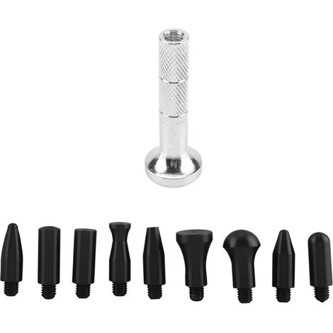 Knock Down Tools Tap Down Pen mit Gummiköpfen, lackschadenfreies Dellenreparatur-Handwerkzeugset (1/5)