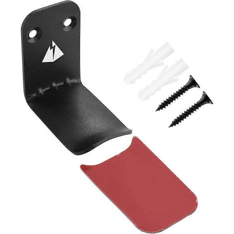 Kopfhörerhalterung aus Aluminiumlegierung, Wandmontage, Gaming-Headset-Halterung, Lieferumfang-6x5.65x3.5cm-Black (1/4)