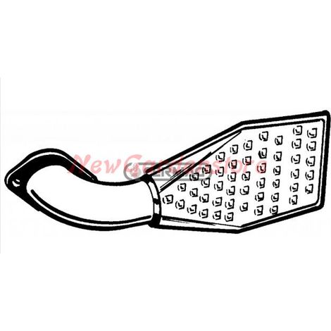 Abgasschalldämpfer für ACME Bodenfräse VT88 VT94 11475