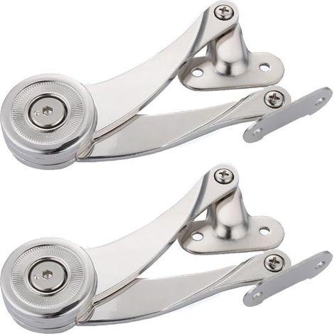Furniture Door Lift Support Hinge, 2 Cabinets, Hinge Comes with Hex Key
