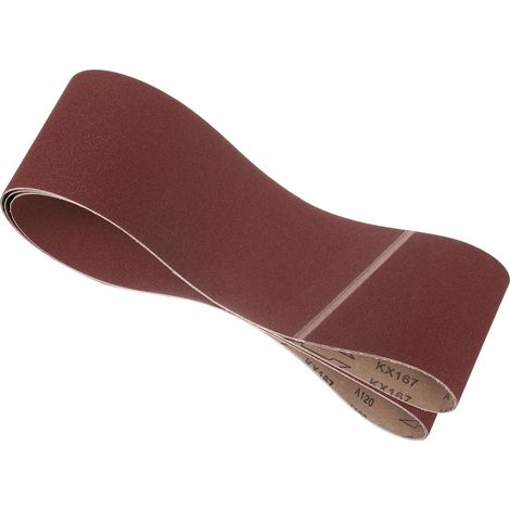4 Pcs Bandes De Ponçage 152mm x 2260mm 120 Grain Papier Abrasif (1/5)