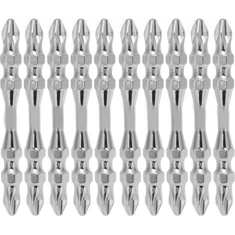 Embouts de tournevis magnétiques, embout de tournevis PH2 10 pièces longueur 65 mm pour remplacement (1/5)