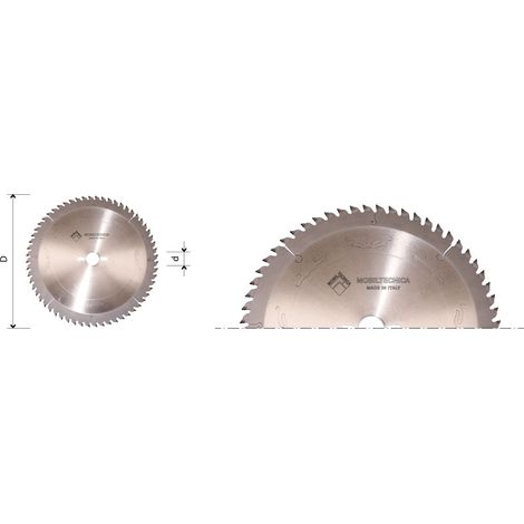 LAMA IN DIAMANTE PER SEZIONATRICE DIA H4 - MOBILTECNICA  .74D450  B4,8  d30  Z60  H4  FT 2(9/60)