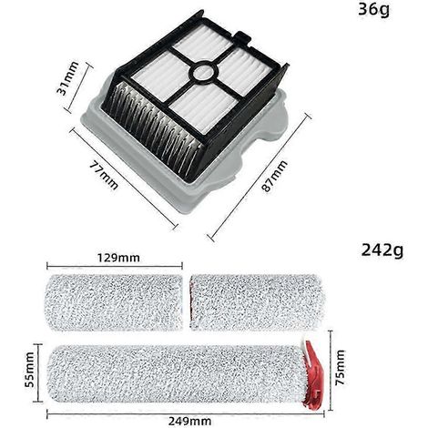 Brosse à rouleau avec filtre HEPA pour Dyad Pro/Dyad Pro Combo Edition 0618 (1/4)
