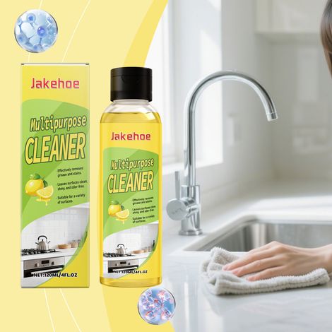 Multifunktionaler Reiniger für Küche, Bad und diverse Oberflächen geeignet für die tägliche Haushaltsreinigung und -pflege – 120 ml -- DE (1/5)