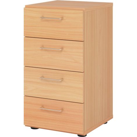 bümö smart Schubladen Schrank - 4 Schübe Buche (1/5)