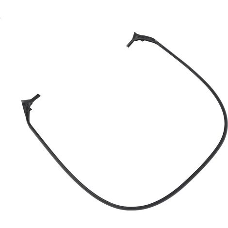 Moulure de Pare-brise Inférieure Arrière, Bande d'étanchéité Inférieure de Lunette Arrière Moulure Noire 51717033257 Convient pour la Série 7 E65, ETC. (1/4)