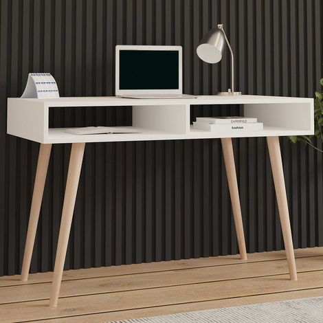 Cisto Bureau d&039étude 100 % MÉLAMINE Blanc (1/5)
