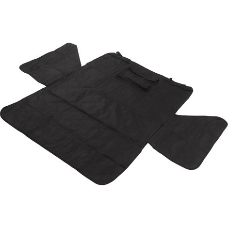 Housse de Siège Auto pour Chien Imperméable Anti Griffes en Toile Oxford Maille Respirante Housse Banquette Arrière pour Voiture SUV Noir (1/5)