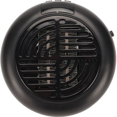 Jeffergarden Mini radiateur à air enfichable, petit radiateur électrique à prise murale, souffleur portable