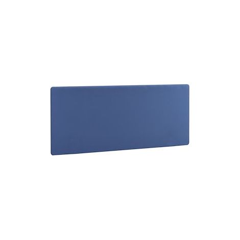 Panneau acoustique bleu L 120 x H 46 cm pour pôle de bureaux Team Line - fixation aluminium (1/3)