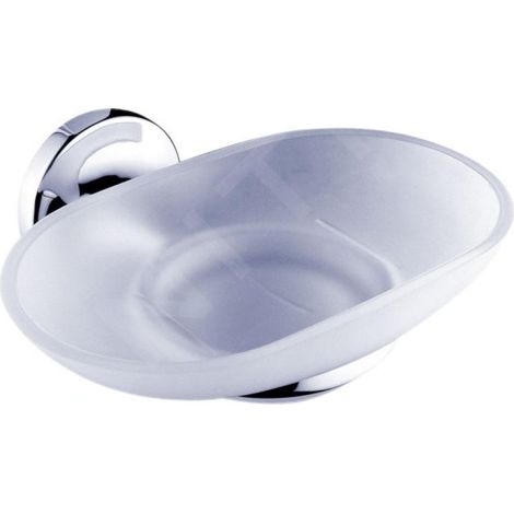 Nimco Monolit - Distributeur de savon avec support, verre dépoli/chrome MO 4059C-26