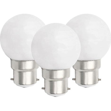 Lot de 6 ampoules LED B22 3W pour balle de golf, culot à baïonnette, petit globe, incandescent, dimmable, 2189 Walkbee SZRH AF (1/3)