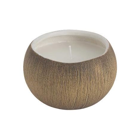 ANDREA HOUSE AX24021 Vela Cerámica Coco Ø12X8 Cm - ref: AX24021