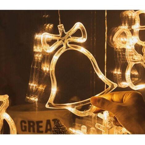 Autres décorations de Noël, décorations de Noël, lumières LED, accessoires pour sapin de Noël, boutique, autocollants pour vitres, décorations de scène, ambiance, décorations de vitrines, lumières (cl (1/3)