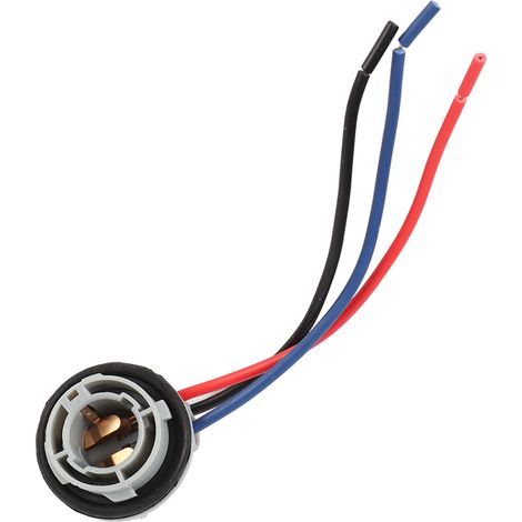 2 Stück 1157-1 Vorverdrahteter Kabelbaum-Stecker Doppelkontakt-Kabelbaum-Kit für DIY-Industriegeräte (1/5)