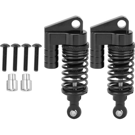 Amortisseur Métallique Rc - Pour Voiture Télécommandée 1/10 - Compatible Lotra Traxxas Tamiya Axial - Lot De 2 (1/5)