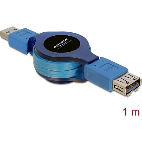 Delock cable usb 3.0 extension retractable