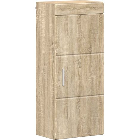 Bathroom Wall Cabinet TULUM Sonoma Oak 37 x 24.5 x 86 cm vidaXL (1/5)