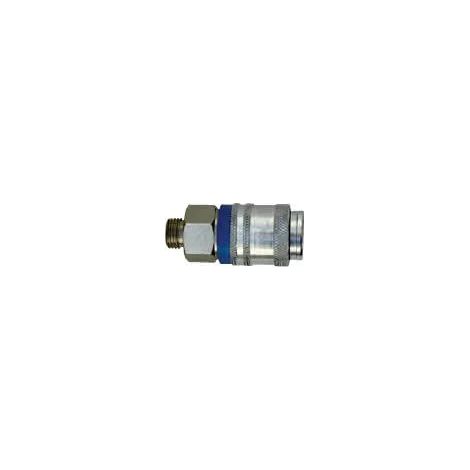 Rubinetto Rapido Femmina Con Filetto Maschio 1/2" Per Aria Compressa