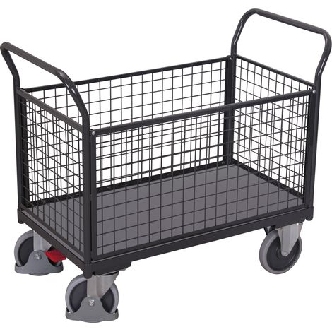 Cordes Vierwandwagen mit Draht RAL 7016 (1/5)
