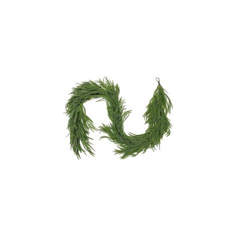 1 Piece Artificial Christmas Garland Green Realistic Touch Artificial Christmas Garland for Fireplace Fireplace Window Indoor Outdoor Decoration, 1.5M