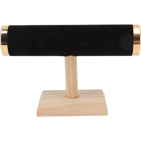 Bracelet Stand, Display Stand with Compressed Wood Base for Family Room Decoration, Bracelet Organizer, Portable Plush Headband Storage (1/5)