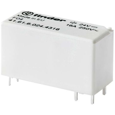 Finder 41.61.6.024.4316 Relais pour circuits imprimés 24 V/DC 16 A 1 NO (T) 1 pc(s) W904761 (1/2)