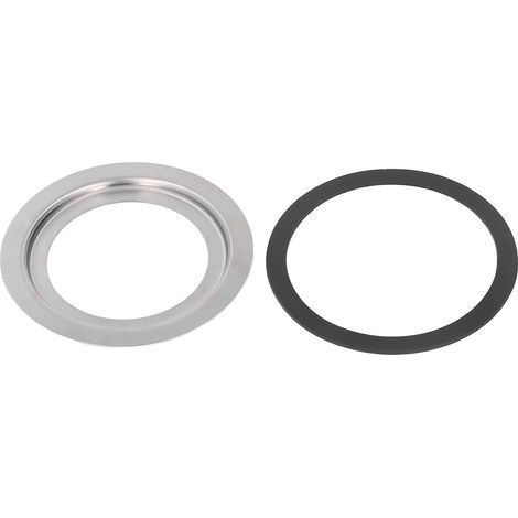 Adapter für 140-mm-Küchenabfallzerkleinerer, Durchmesser 140 bis 110 mm, Edelstahl, für Spülbecken (1/5)
