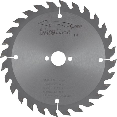 AKE Kreissägeblatt HW ø 160 x 2,2 x 20 mm Z28 Wechselzahn (WZ) positiv (1/5)